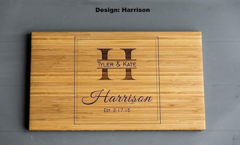 Business - Personalized 11x17 Bamboo Cutting Board