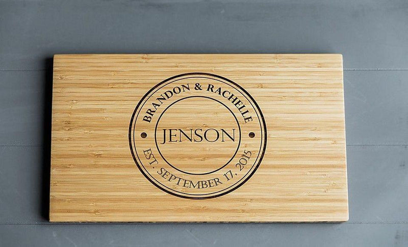 NextHome Personalized Cutting Board 11x17 Bamboo