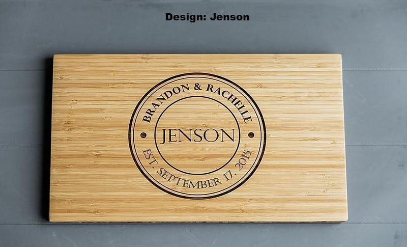 Business - Personalized 11x17 Bamboo Cutting Board