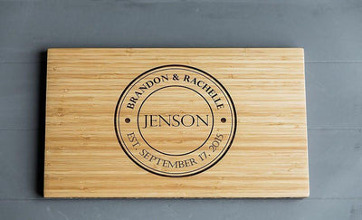 Team Sadler Personalized Beautiful Large Bamboo Boards
