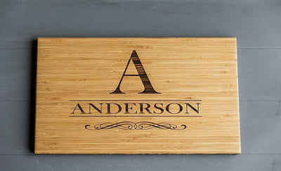 Personalized Cutting Board 11x17 Bamboo