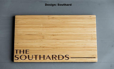 Business - Personalized 11x17 Bamboo Cutting Board