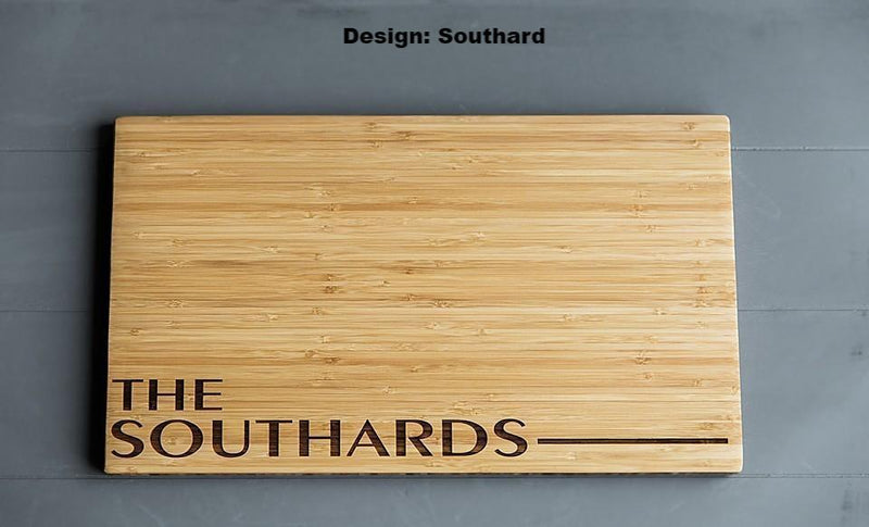 Business - Personalized 11x17 Bamboo Cutting Board