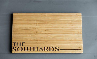 First Colony Mortgage Personalized Beautiful 11x17 Bamboo Boards