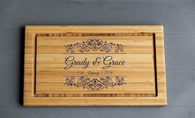 Personalized Cutting Board 11x17 Bamboo