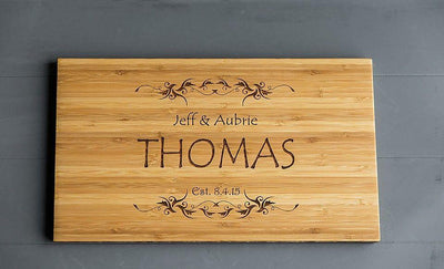 First Colony Mortgage Personalized Beautiful 11x17 Bamboo Boards
