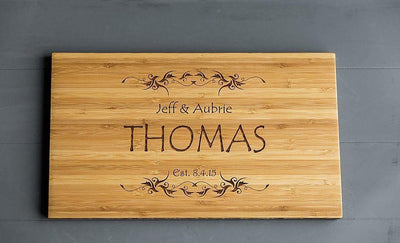 Corporate | Personalized Cutting Board 11x17 Bamboo