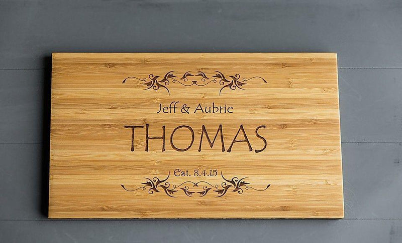 Corporate | Personalized Cutting Board 11x17 Bamboo