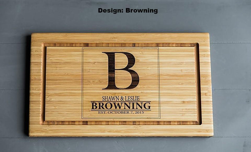 Business - Personalized 11x17 Bamboo Cutting Board