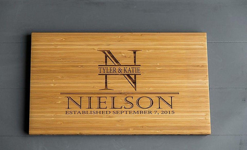 Realty World Personalized Cutting Board 11x17 Bamboo