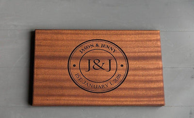 First Colony Mortgage Personalized Beautiful 11x17 Mahogany Boards