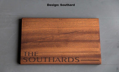 Security National 11x17 Large Mahogany Cutting Boards