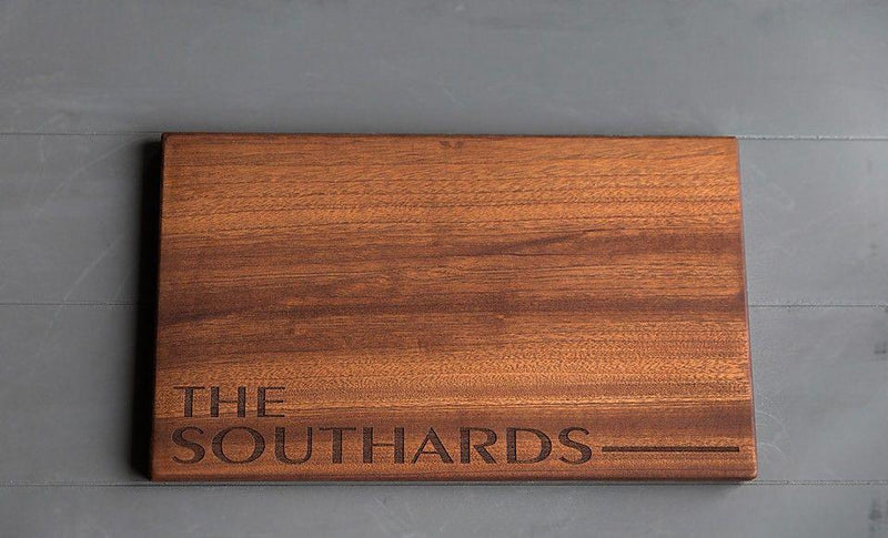 First Colony Mortgage Personalized Beautiful 11x17 Mahogany Boards