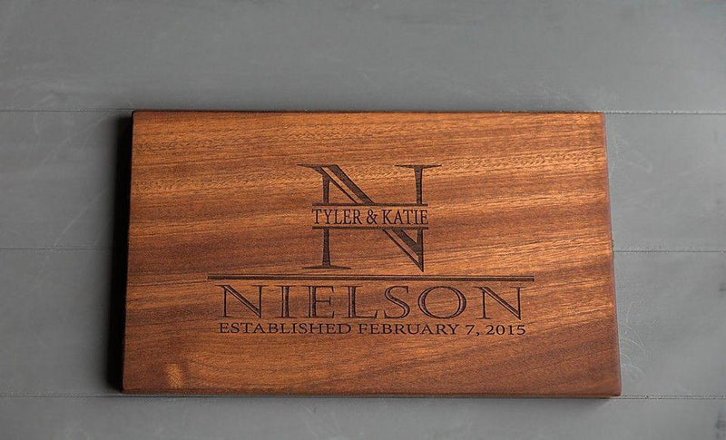 First Colony Mortgage Personalized Beautiful 11x17 Mahogany Boards