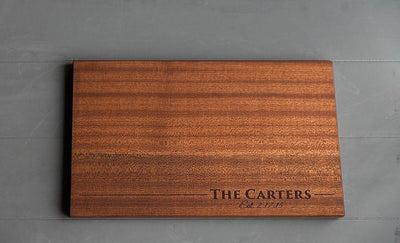 First Colony Mortgage Personalized Beautiful 11x17 Mahogany Boards