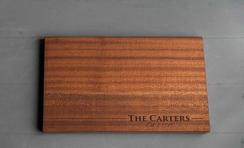 First Colony Mortgage Personalized Beautiful 11x17 Mahogany Boards