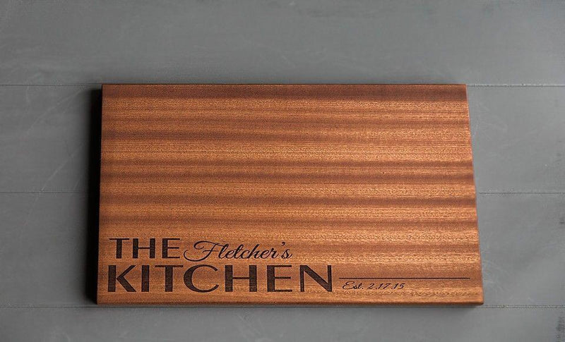 First Colony Mortgage Personalized Beautiful 11x17 Mahogany Boards