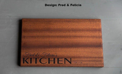 Business -  11x17 Extra Large Mahogany Cutting Boards