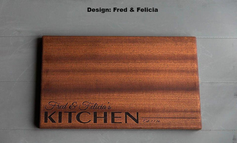 Business -  11x17 Extra Large Mahogany Cutting Boards