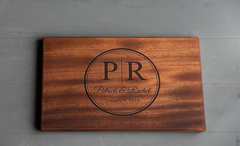 Ruoff - Personalized Beautiful Large 11x17 Mahogany Boards