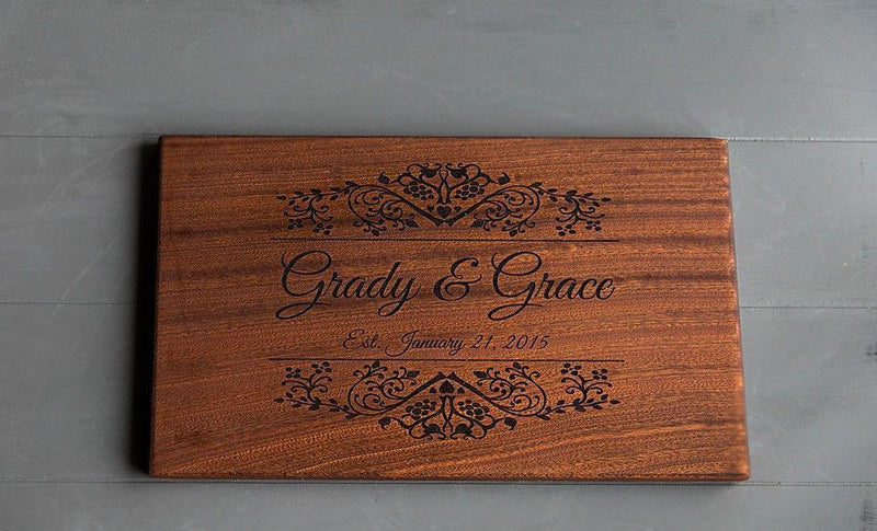 First Colony Mortgage Personalized Beautiful 11x17 Mahogany Boards