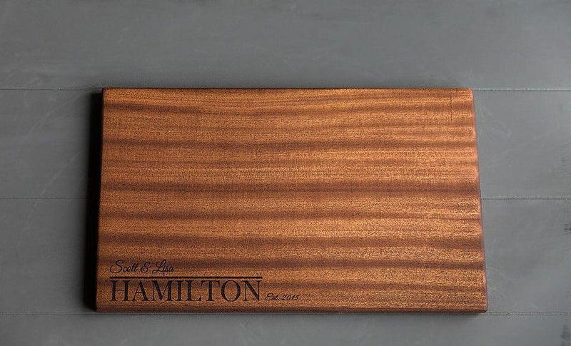 First Colony Mortgage Personalized Beautiful 11x17 Mahogany Boards