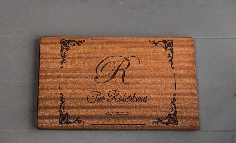 First Colony Mortgage Personalized Beautiful 11x17 Mahogany Boards
