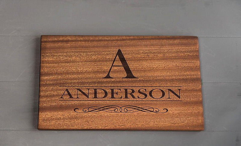First Colony Mortgage Personalized Beautiful 11x17 Mahogany Boards