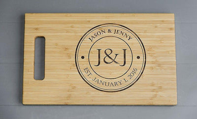 Personalized Cutting Board 11x17 Bamboo