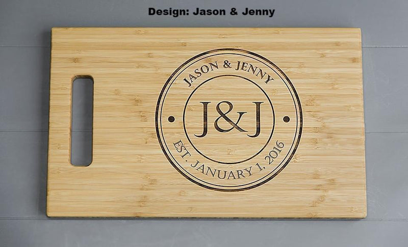 Business - Personalized 11x17 Bamboo Cutting Board