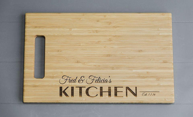 Academy Mortgage Personalized Cutting Board 11x17 Bamboo-FREE SHIP