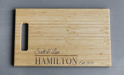 First Colony Mortgage Personalized Beautiful 11x17 Bamboo Boards