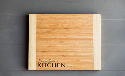 Realty World Personalized Cutting Board 11x14 Bamboo