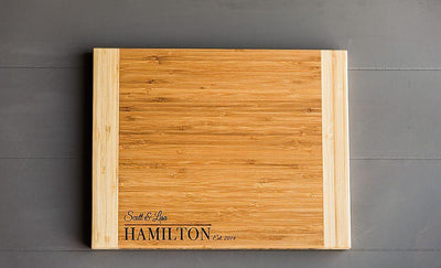 Madison - Personalized Cutting Board 11x14 Bamboo