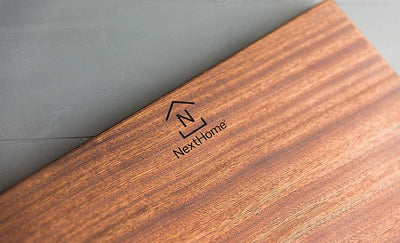 NextHome Personalized Beautiful Large Mahogany Cutting  Board
