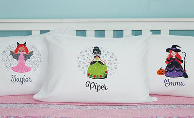 Personalized Halloween Princess Pillowcases