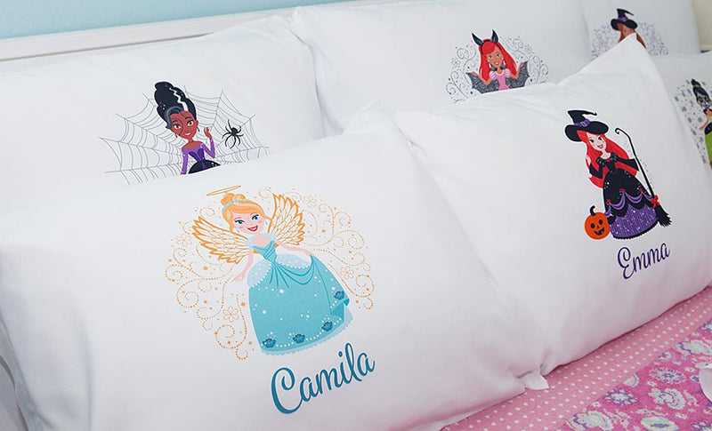 Personalized Halloween Princess Pillowcases