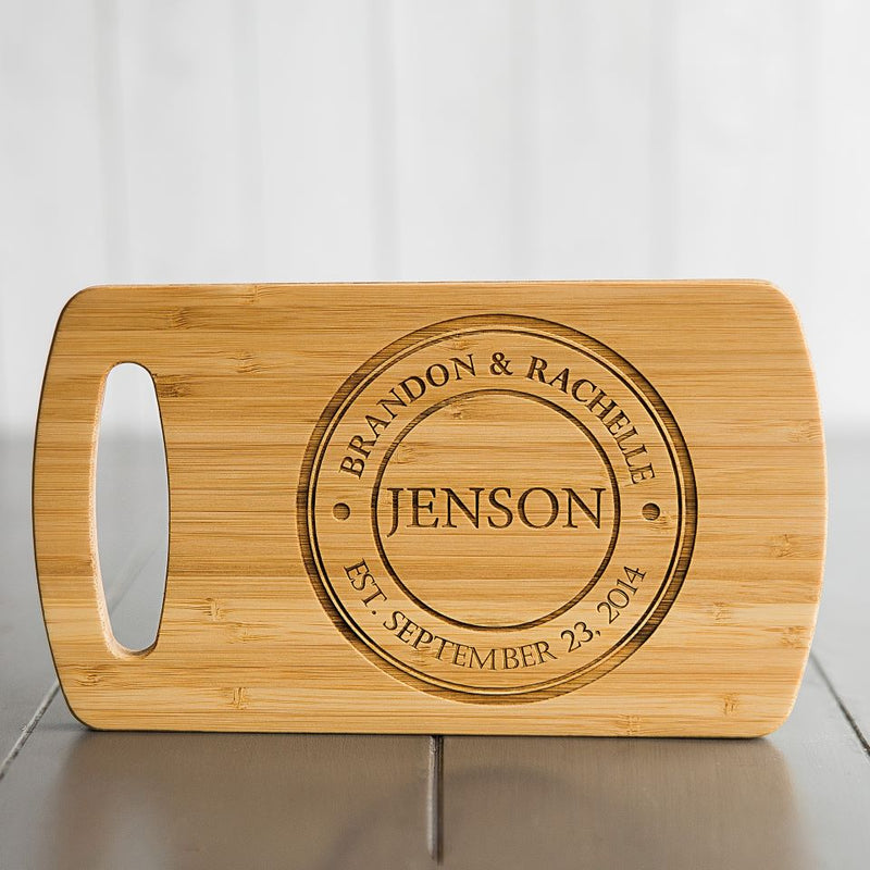 Personalized Easy Carry Cutting Board