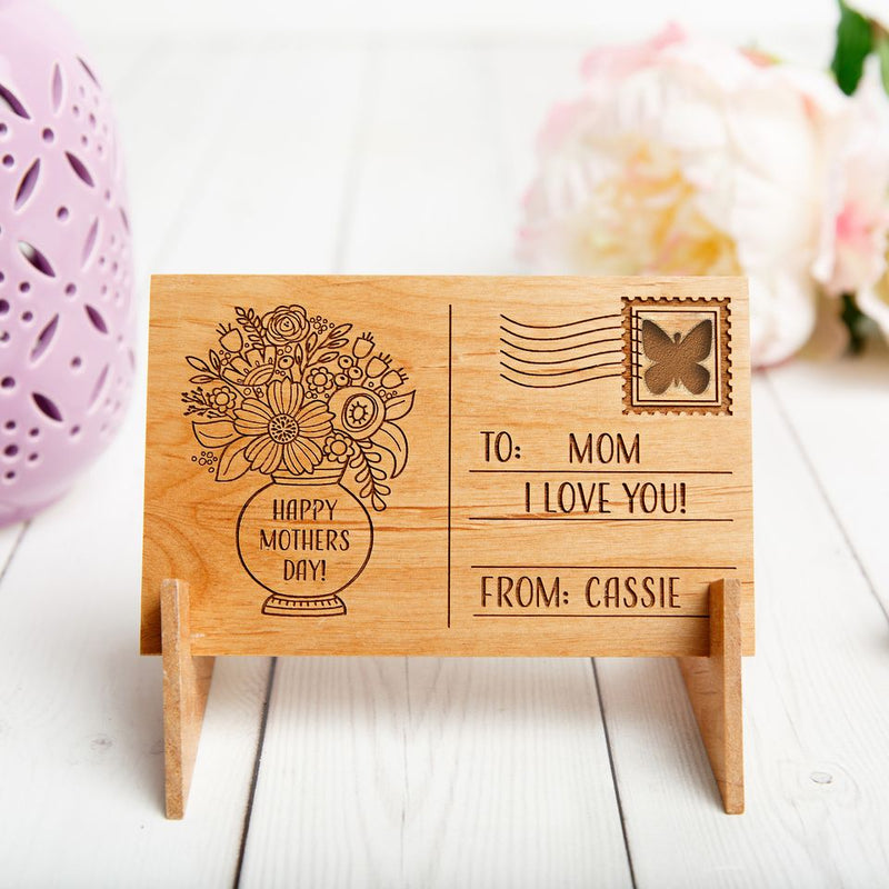 Corporate | Mother’s Day Personalized Wooden Postcards