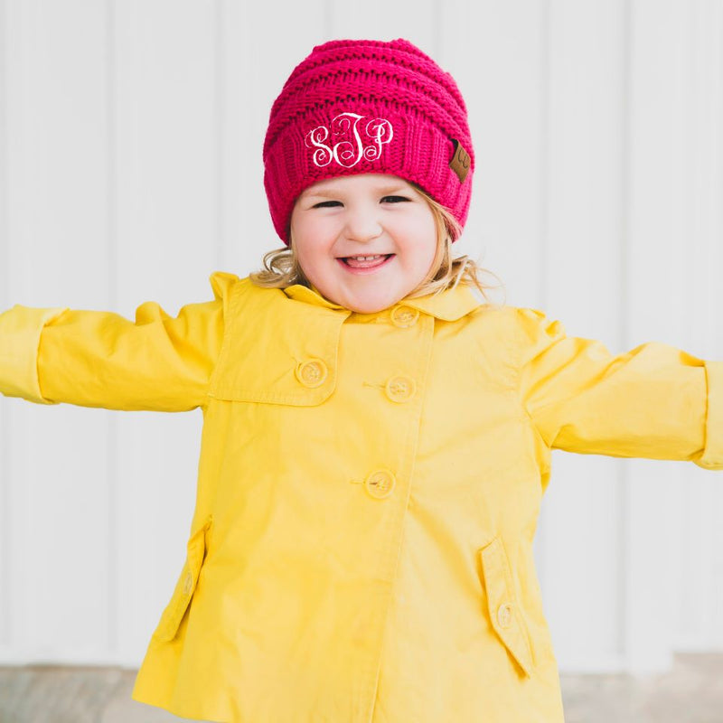 Kids Personalized Beanie Hats
