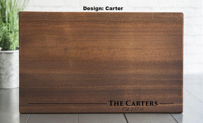 South Pacific - Personalized Beautiful 11x17 Mahogany Boards
