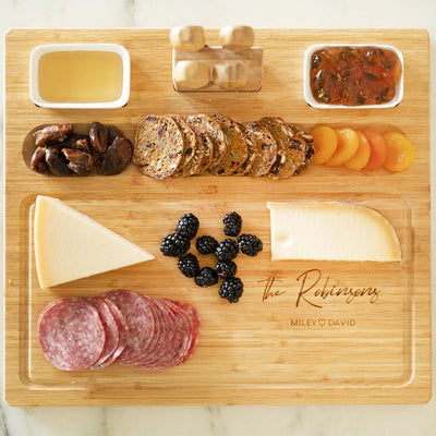 Personalized Bamboo Charcuterie Board