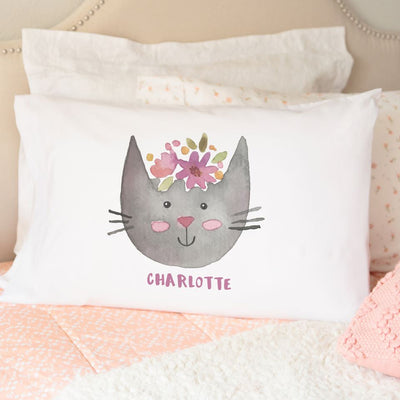 Personalized Whimsical Dog and Cat Pillowcases
