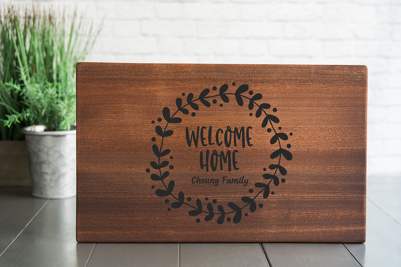 CrossCountry Mortgage - Personalized Beautiful Large 11x17 Mahogany Boards
