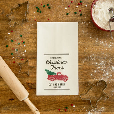 Personalized Christmas Tea Towels