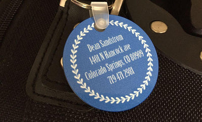 Personalized Key Chains - Circle Designs