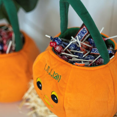 Personalized Pumpkin Trick or Treat Bag