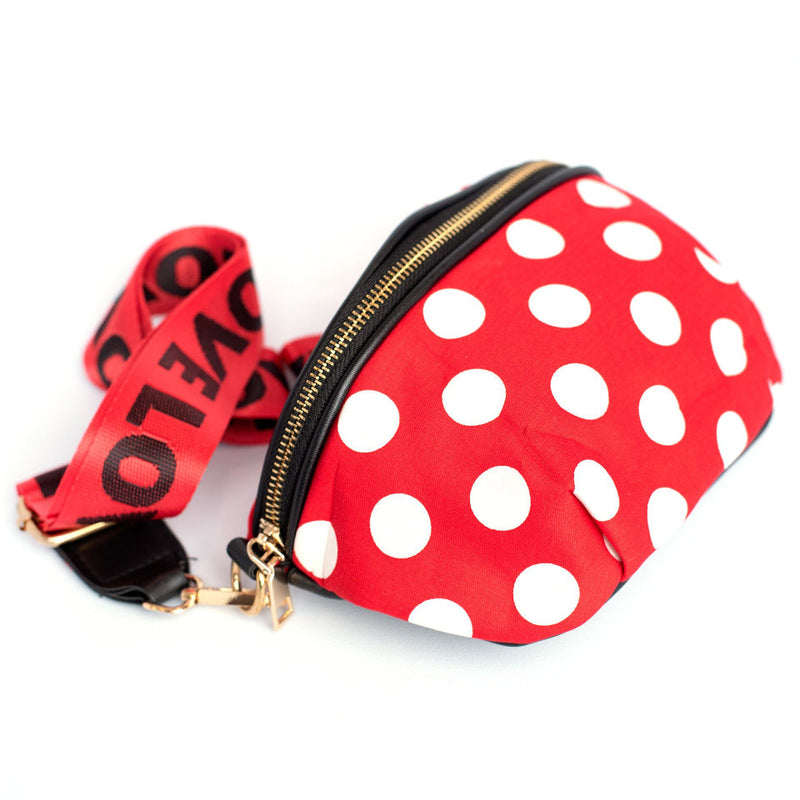 Personalized Polka Dot Fanny Packs