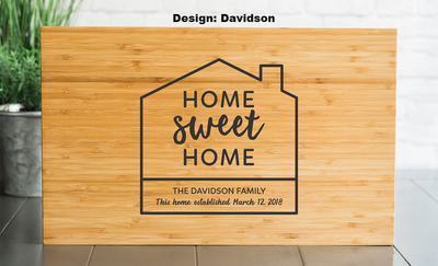 South Pacific - Personalized Beautiful 11x17 Bamboo Boards