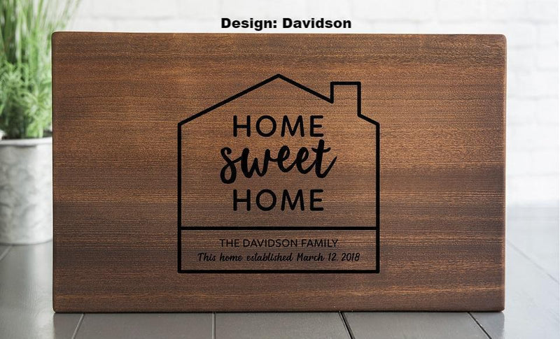 South Pacific - Personalized Beautiful 11x17 Mahogany Boards